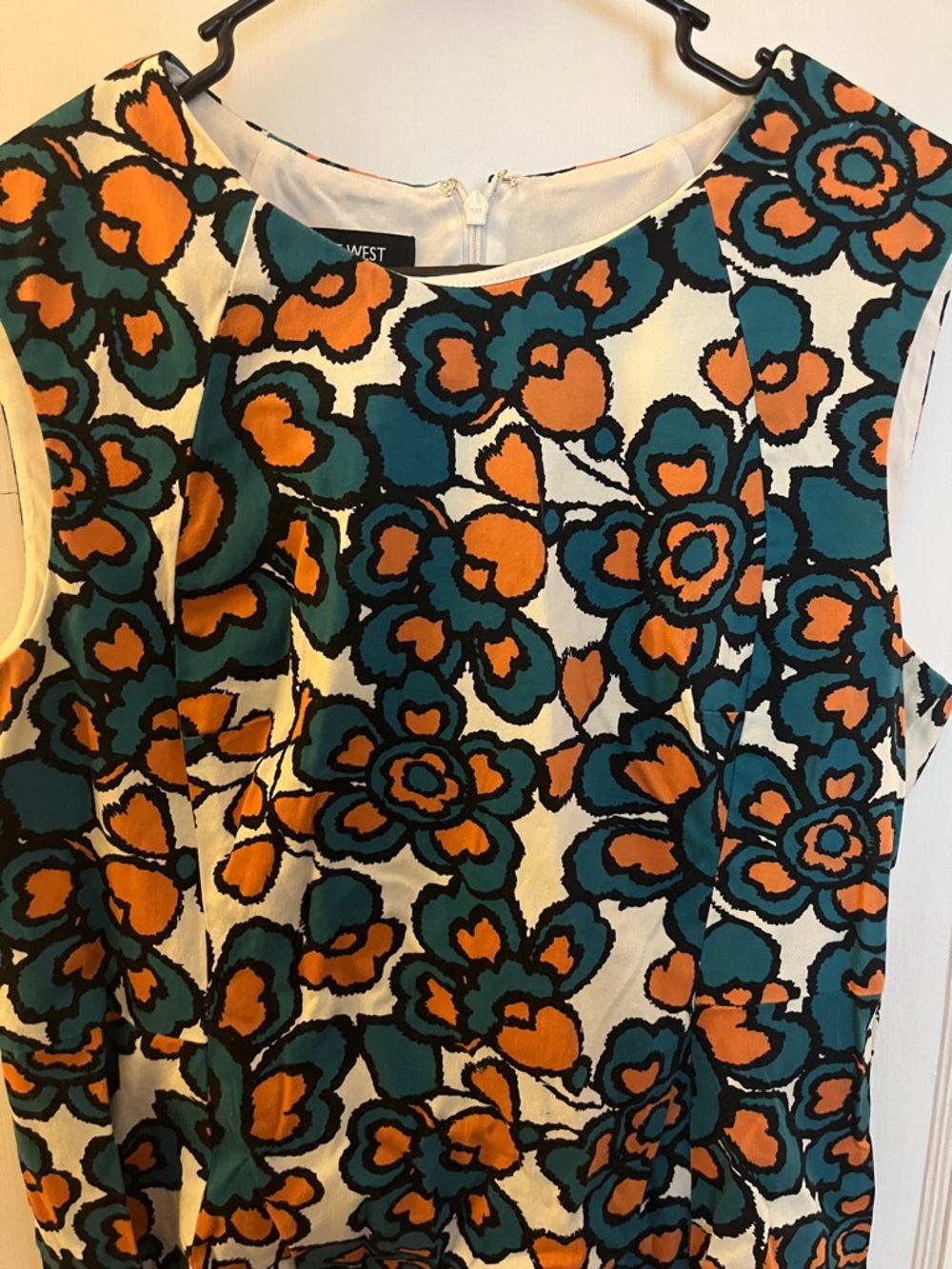Nine West Floral A-Line Dress (Women’s 16) - Picture 3 of 4